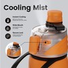 Magcheer Insulated Misting Water Bottle - 3D Textured Soccer Leak-Proof