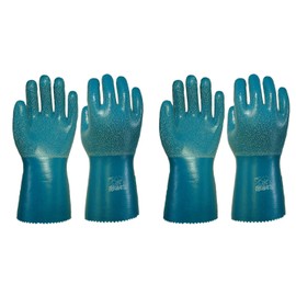 Margo Work Gloves, Oil Resistant #710 (2P) Unisex, Adult, blue, (marine blue)