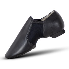 US EU AU in Stock Professional Split Sole Jazz Shoes With Elastic Tan Jazz Shoes Dance for Women and MenShoe Size: 8, Color: Black