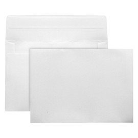 50 Pack White A4 Envelopes - 4x6 Envelopes for Invitations - Printable, Self-Sealing for Photos, Cards, Mailings - Wedding Occasion