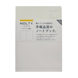 Noritsu NOLTY NWP01 Notebook, A5, Plain, White Paper, 192P, Light Gray