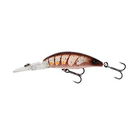 Savage Gear 3D Shrimp Twitch Deep Runner 5.2 cm 6.4 g - Wobbler, Colour: Brown Shrimp
