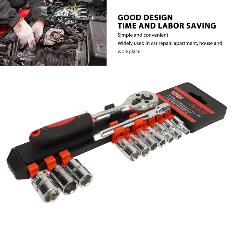 Ratchet Wrench Socket Set Quick Auto Repair Tool Kit CRV