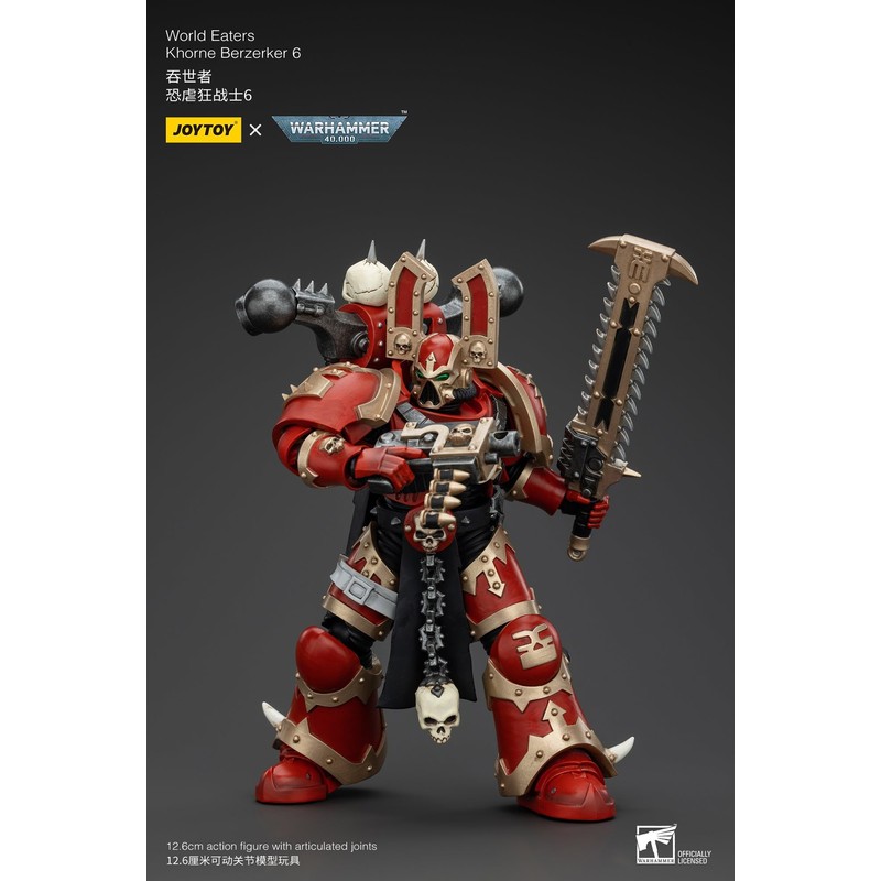 JoyToy Warhammer 40k: World Eaters Khorne Berzerker 6 1:18 Scale
