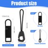 Gosknor 8pcs Zipper Pull, Detachable Zipper Tab Replacement Repair Kit