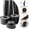 VUAOHIY Neoprene Rubber Strips Solid Rubber Rolls Neoprene Solid Rubber