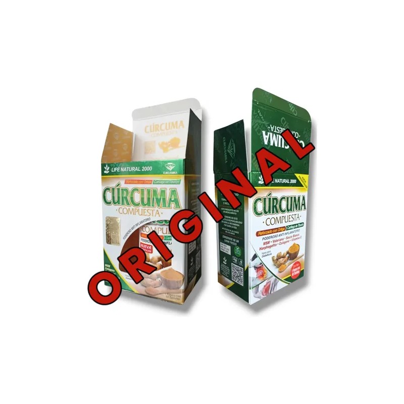 Curcuma Compuesta Frascos Capsulas
