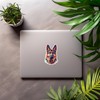 Triangulated German Shepherd Dog Sticker - Vinyl Waterproof Decal Quirky