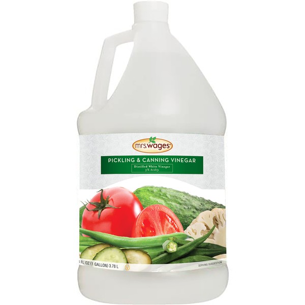 Mrs. Wages Pickling and Canning Vinegar, 1 Gallon Jug