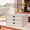UnionBasic Document Organizer, 3-Drawer File Cabinet Document Storage Box, Office