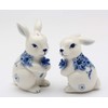 Cosmos Gifts 20907 Blue Print Bunnies Salt and Pepper