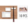 10 Piece Sushi Set - 2 x Sushi Plates, 2