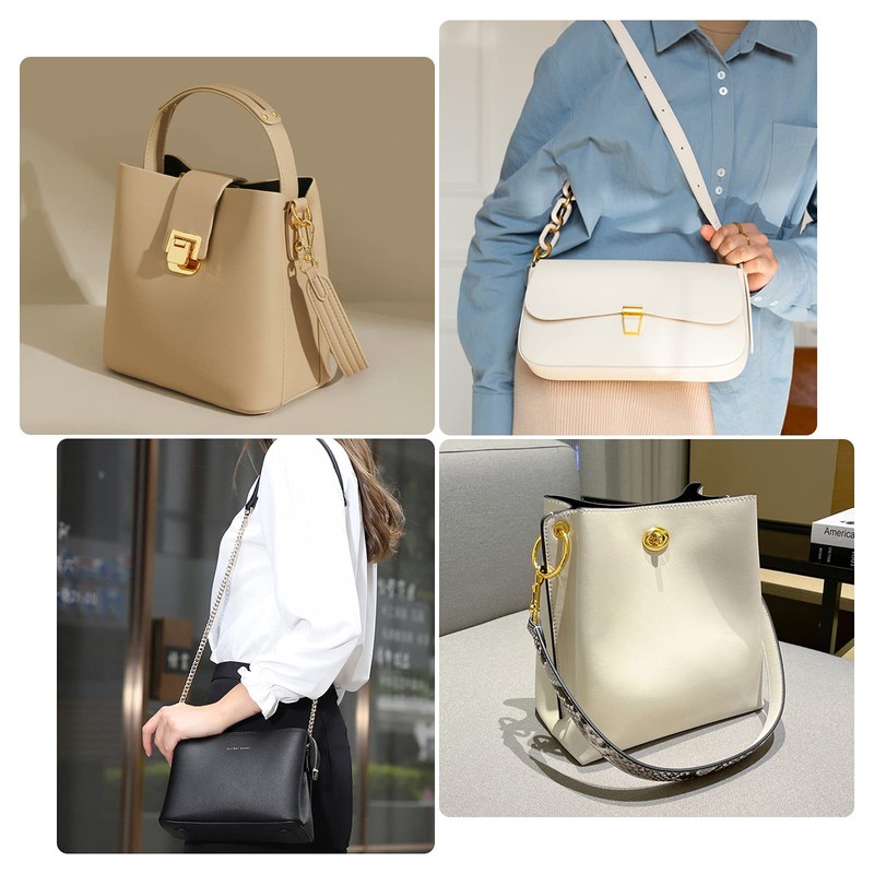 CHGCRAFT Leather Case Handles Purse Leather Purse Handles Short Strap