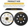 Gnellkoor 2 Pack 5" 8 Hole Hook & Loop Replacement