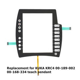 waltyotur 00-168-334 Membrane Keyboard and Touch Screen Kit Replacement for KUKA KRC4 00-189-002 00-168-334 Teach Pendant