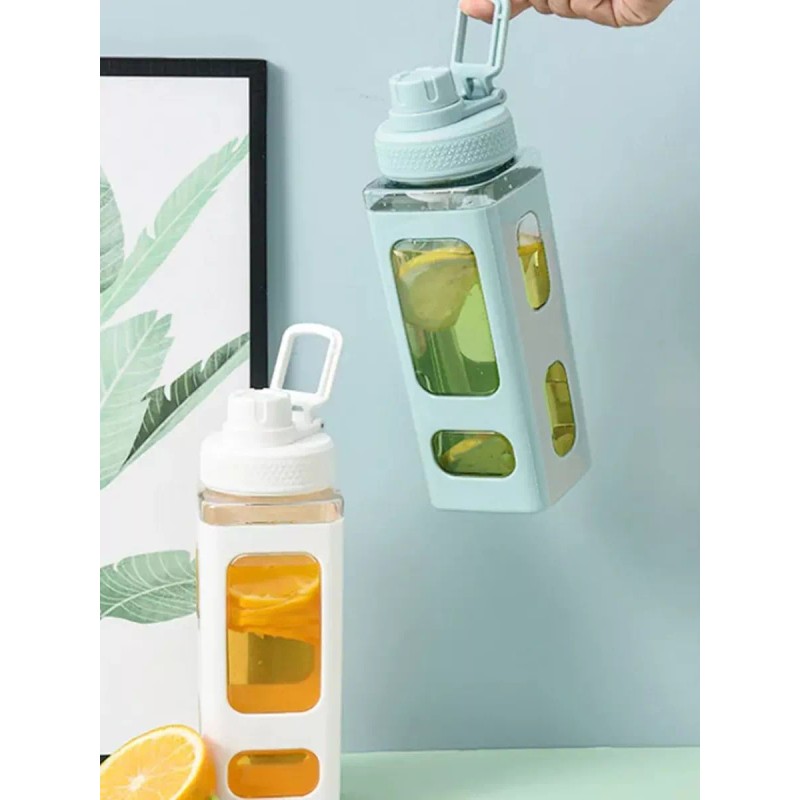 Maíz Botella Cilindro Agua Portatil Popote Deportiva Gym Sport