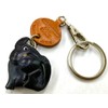 Black Cat Kakakaki Genuine Leather Cat Keychain Bankakraft Leather Story
