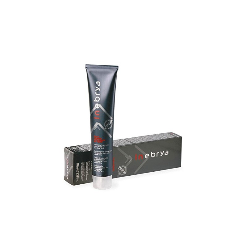 Permanente Haarfarbe Creme mit Leinsamen und Aloe Vera 100ml INEBRYA