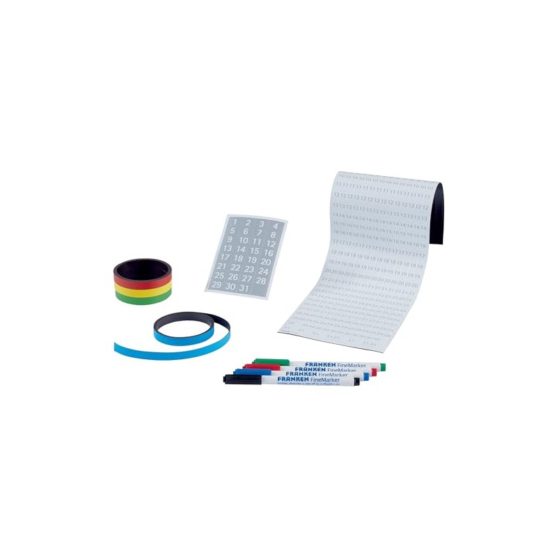 FRANKEN Professional Set for Multifunctional Planner EU5000, Planning Board Accessories,