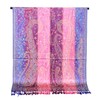 Pashmina Scarf for Women Rainbow Colorful Soft Lightweight Wedding Shawl
