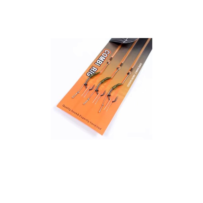 Combi Rig Fishing Hook Set, Size 6 Micro Barbed, Boom