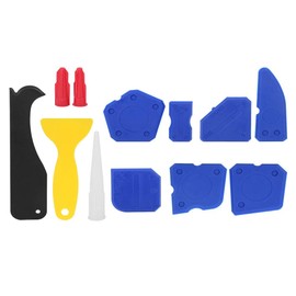 12Pcs/Set Hand Caulk Removal Set Silicone Sealant Finishing Grout Tools Kit for Bathroom Kitchen Sealing Hand Caulk Removal