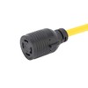Nema 5-15P to L14-30R Power Adapter Cord, Household 15Amp to