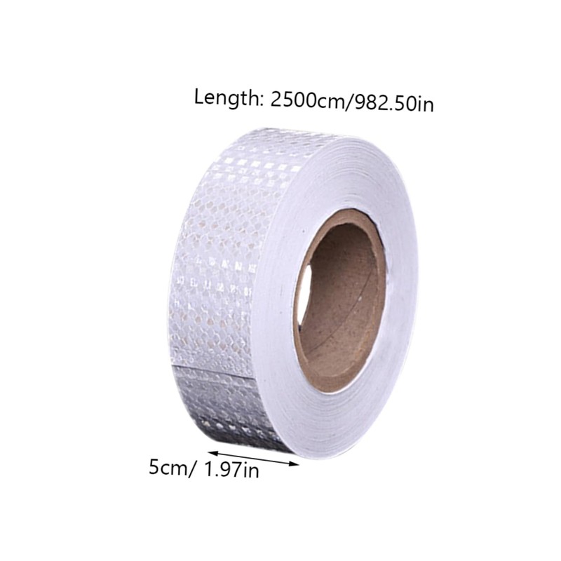 ULTECHNOVO Safety Indicator Neon Fluorescent Reflective Tape Waterproof Security Tape