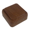SPIN Slim 1-Way Switch, Modern Style, Brown, Surface-Mounted Switch, Fire-resistant