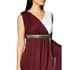 Roman Empress Costume X-Large Maroon,White