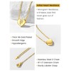 GOLDCHIC JEWELRY Heart Necklace Women's Necklace with Letters Necklace Girls