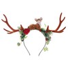 C-73 Headband Artificial Plants with Reindeer Antlers Forest Druids Fairy