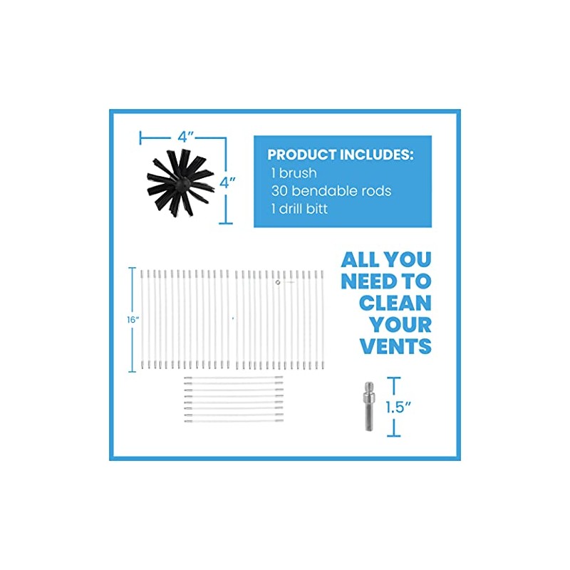 The Professional Dryer Vent Cleaner Kit – Innovador quitapelusas reutilizable,