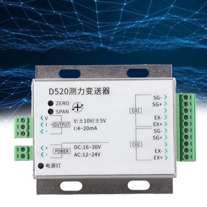 Pressure Transmitter Force Measurement Transducer Sensor 2 In 1 Out