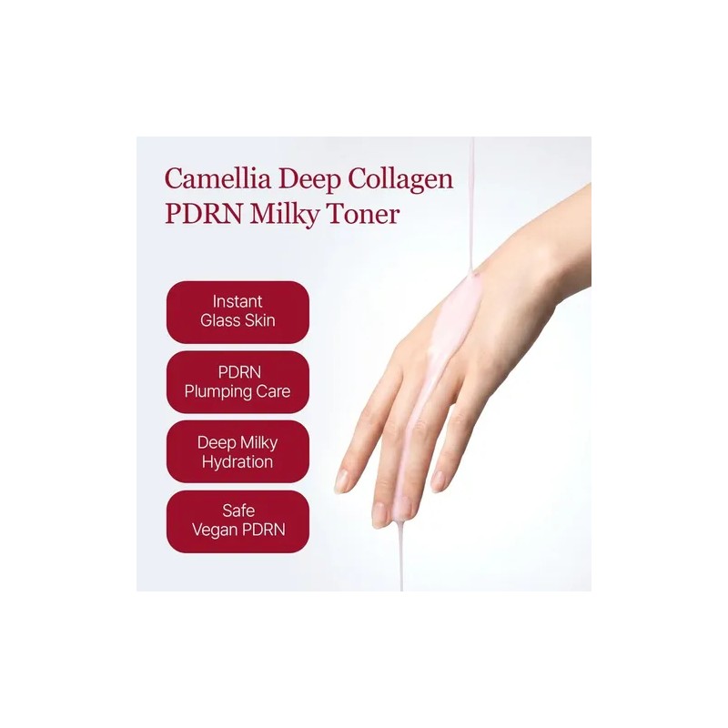 Round Lab Camellia Collagen Pdrn - Tónico Lechoso