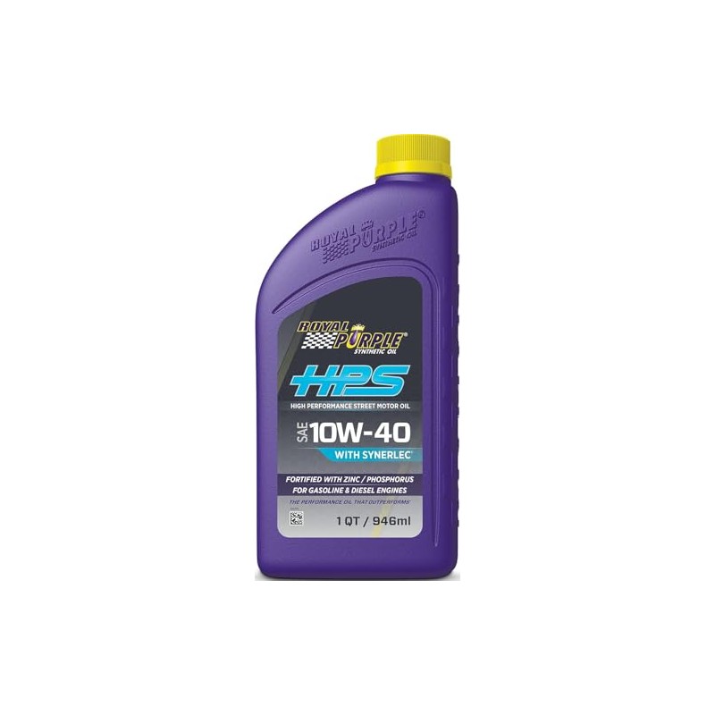 Royal Purple 31140 HPS 10W-40 High Performance Street Synthetic Motor
