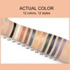 12pcs Eye Shadow Stick Waterproof Eyeshadow Stick Matte Eye Shadow