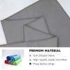 Invool Microfiber Towel, 5 colours (Grey) with carry bag -
