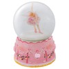 Elanze Designs Pink Ballerina Fairy Rotating Figurine 100MM Water Globe