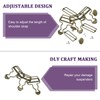 DALQUIS 8 Sets Metal Overalls Buckles, 1.62" Overall Clip Replacement,