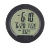 Car Digital Temperature Dashboard Clock Solar Powered Automatic Mini Car