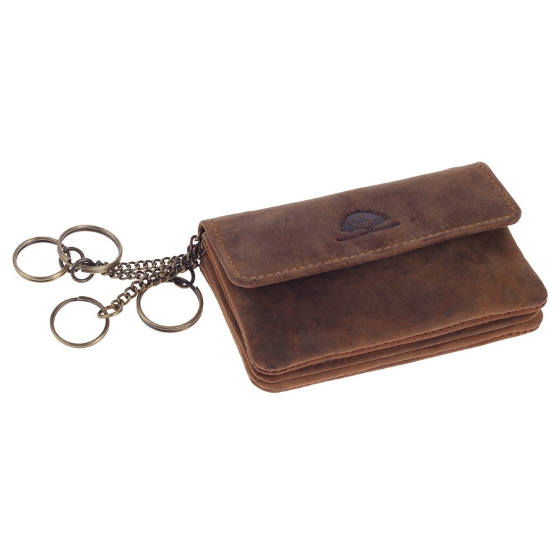 Greenburry Vintage Key Bag Brown I 11.5 x 3.5 x