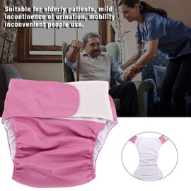 Large Adult Nappy Incontinence Pants Adjustable Adult Nappy Reusable Washable Incontinence Care for Older Adults