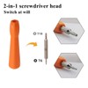 Ring Doorbell Screwdriver Set,T6,T15,+5.0,-4.0 Double-ended Screwdriver Bits with 40 Screws,for