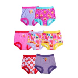Sesame Street Pantalones de Entrenamiento para niñas pequeñas, Paquete de 7 Unidades, 2t, 3t, 4t, Sesame, 3 Años