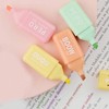 6-Colour Pastel Highlighter Set, Cute Animal Design, Mini Fluorescent Markers