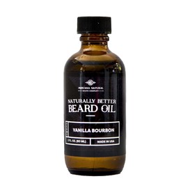 Mnsc Vanilla Bourbon Aceite Y Acondicionador Para Barba Naturalmente Mejor - Suaviza, Suaviza Y Fortalece El Crecimiento De La Barba, Hipoalergénico, Totalmente Natural,
