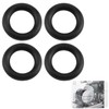 Pack of 4 Dishwasher O-Rings - Rubber Gaskets for Water