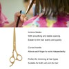 Hair Cutting Shears Stainless Steel Incisive Curved Handle Hairdressing Scissors