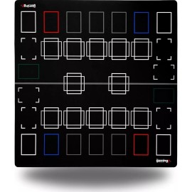 The Gaming Mat Company GMC 2 Player YuGiOh Game Board Playmat for YuGiOh! Cards - 28.3" x 28.3" x 0.08"